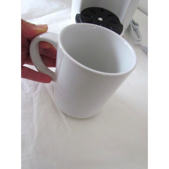 Gevalia Single 1 Cup Coffee Maker Model C73 White Vintage Deadstock New in Box - Picture 15 of 16